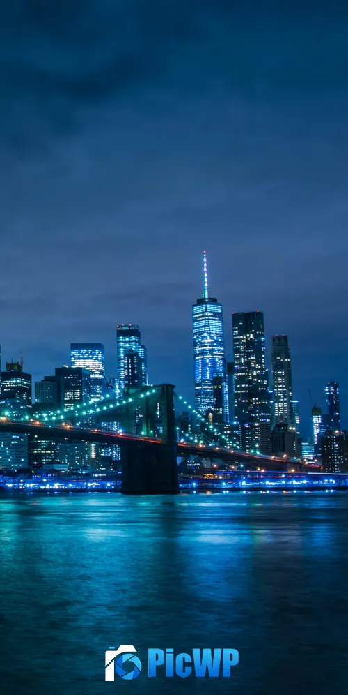 Brooklyn Bridge Manhattan Skyline 3K Mobile Wallpaper