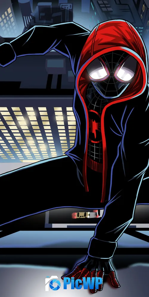 Miles Morales Spiderman 3K Mobile Wallpaper