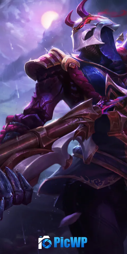 Blood Moon Jhin League of Legends 3K Mobile Wallpaper