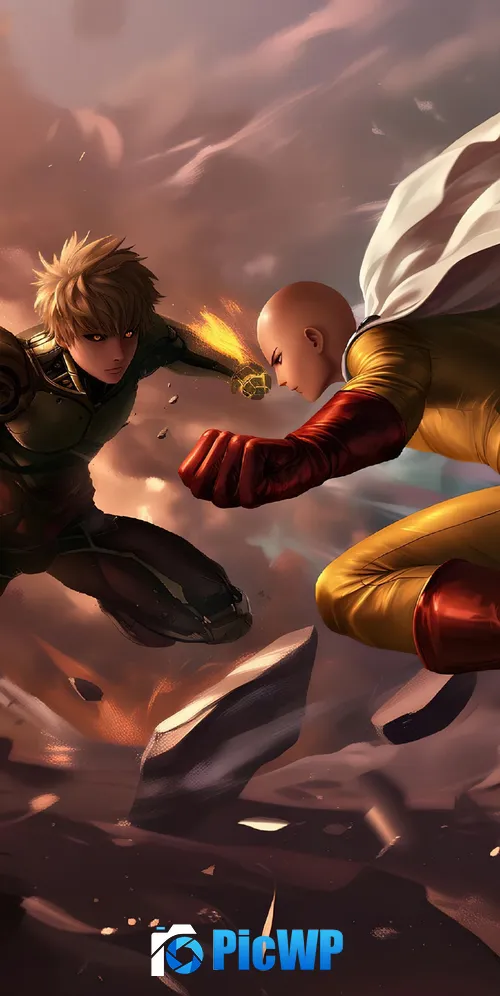 Genos Saitama 3K Mobile Wallpaper