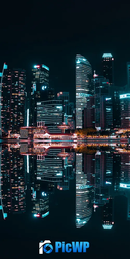 Singapore City Skyscrapers 3K Mobile Wallpaper