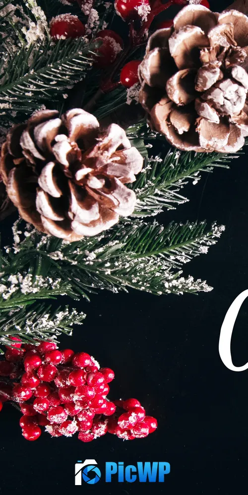 Merry Christmas Decoration 3K Mobile Wallpaper