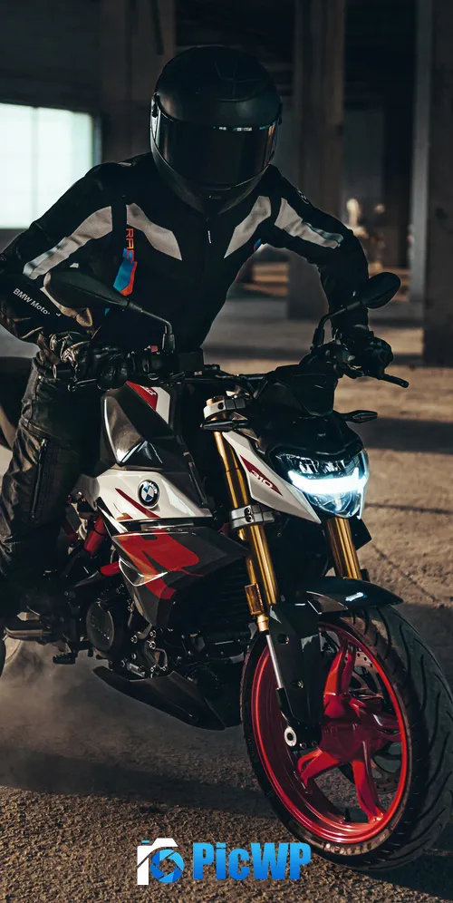BMW G310R Biker 3K Mobile Wallpaper