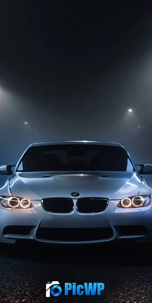 BMW M3 White cars 3K Mobile Wallpaper