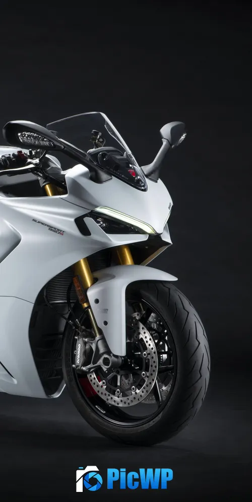 Ducati SuperSport 950 Dark background 3K Mobile Wallpaper