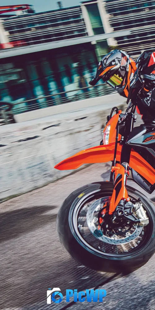 KTM 690 SMC R Race bikes 3K Mobile Wallpaper