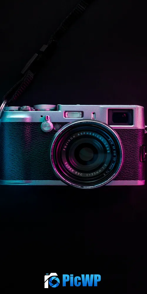 Vintage Camera Fujifilm 3K Mobile Wallpaper