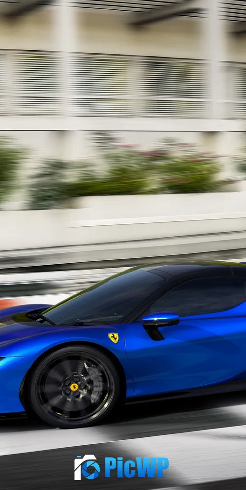 Ferrari SF90 Spider Assetto Fiorano 3K Mobile Wallpaper