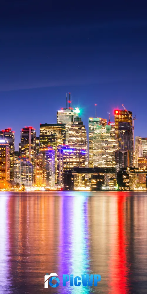 Toronto Skyline Skyscrapers 3K Mobile Wallpaper