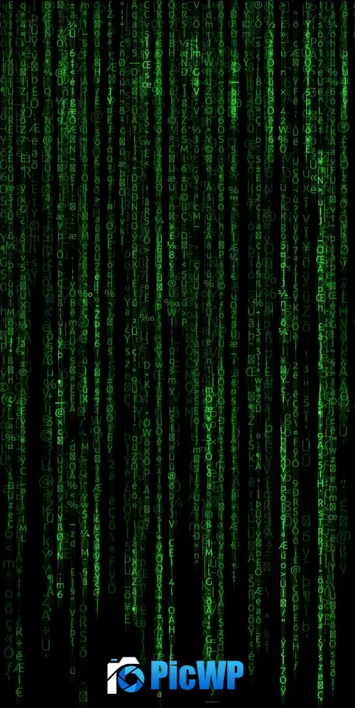 Matrix Program 3K Mobile Wallpaper