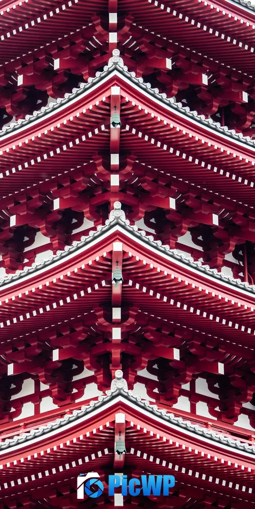 Pagoda Tokyo 3K Mobile Wallpaper