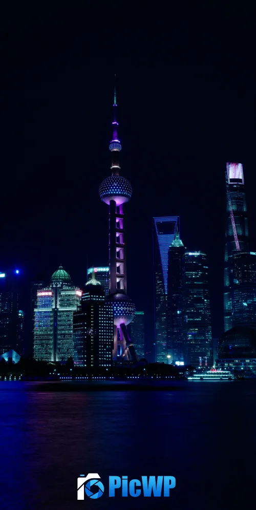 Shanghai City China 3K Mobile Wallpaper