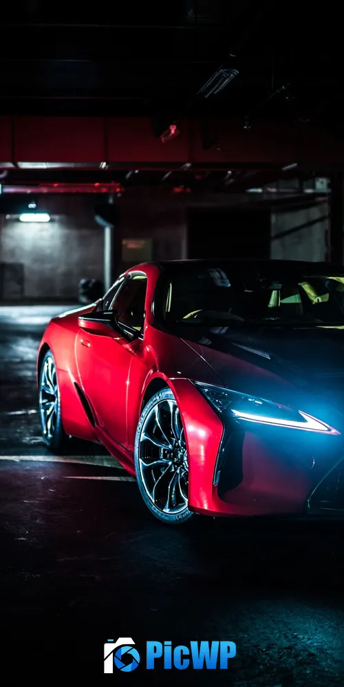 Lexus LC 500 Dark 3K Mobile Wallpaper