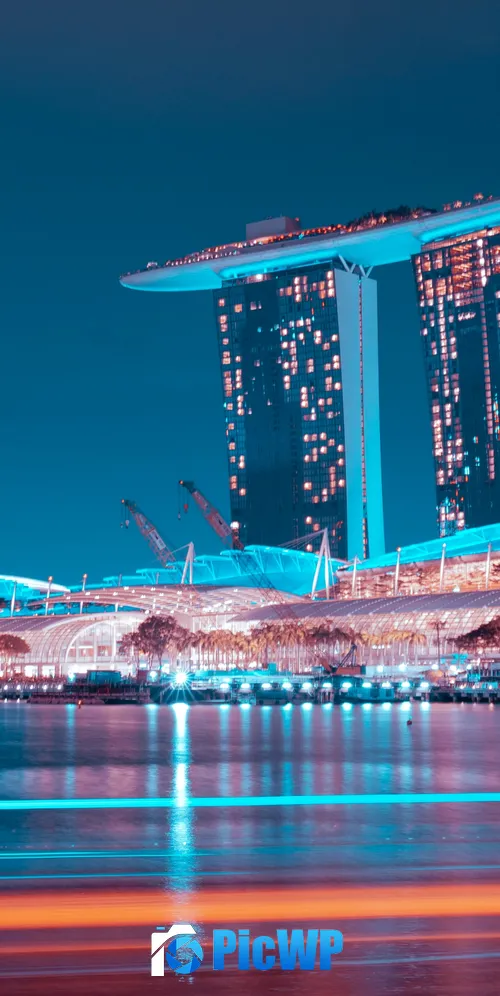 Marina Bay Sands Hotel 3K Mobile Wallpaper