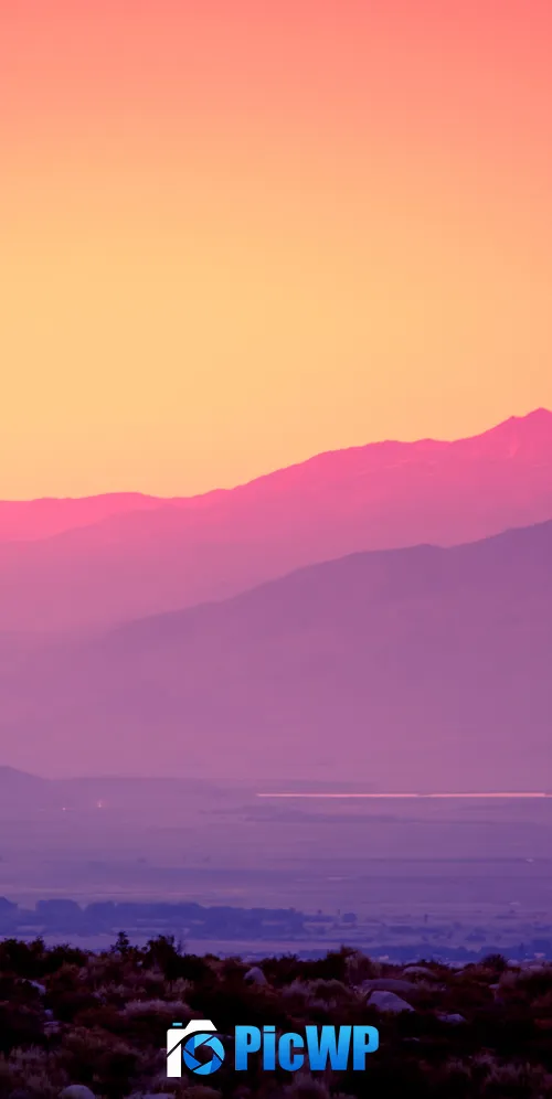 Pink sky Scenery 3K Mobile Wallpaper