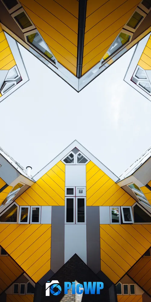 Cube houses Rotterdam 3K Mobile Wallpaper
