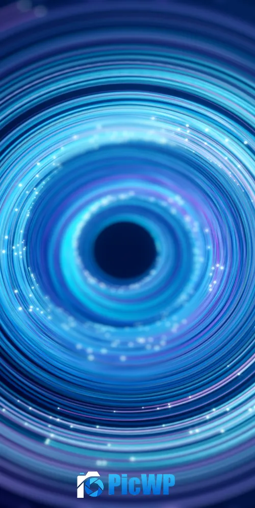 Spiral Circles 3K Mobile Wallpaper