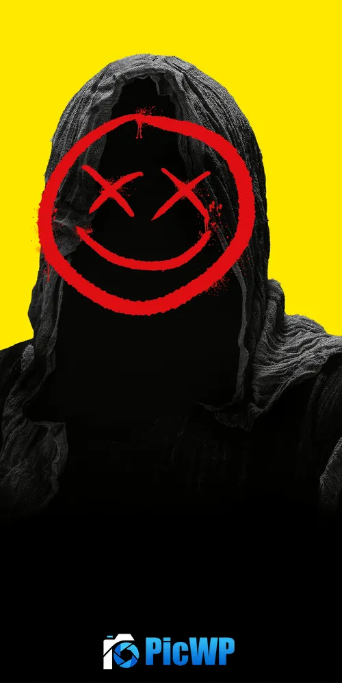 Smiley Hoodie 3K Mobile Wallpaper