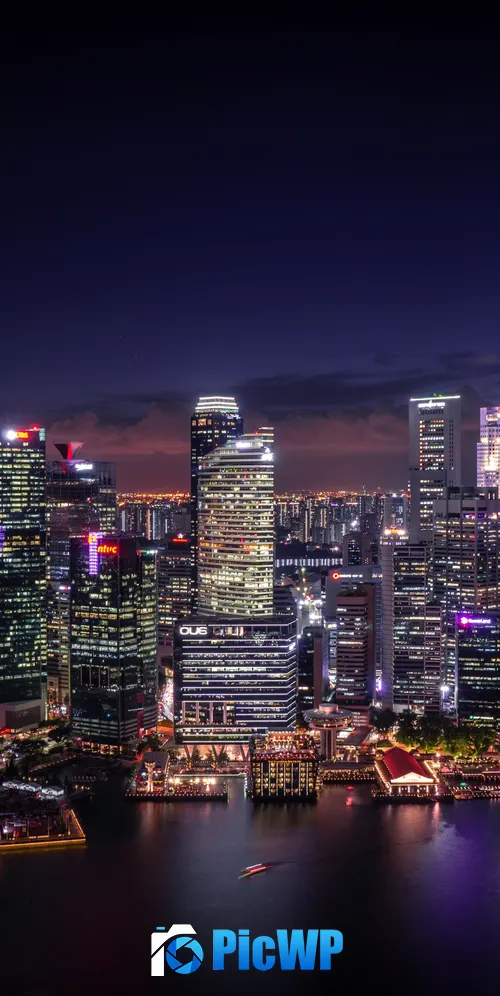 Singapore City Cityscape 3K Mobile Wallpaper