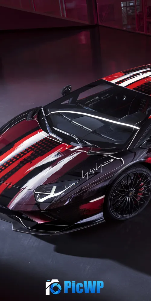 Lamborghini Aventador S Yohji Yamamoto 3K Mobile Wallpaper