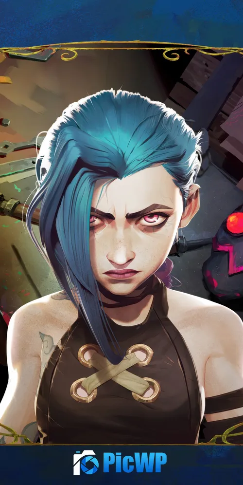 Arcane Jinx 3K Mobile Wallpaper