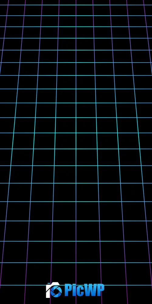 Grid Black background 3K Mobile Wallpaper