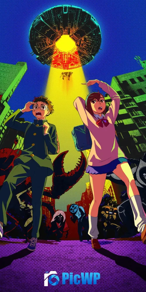 Dandadan Anime couple 3K Mobile Wallpaper