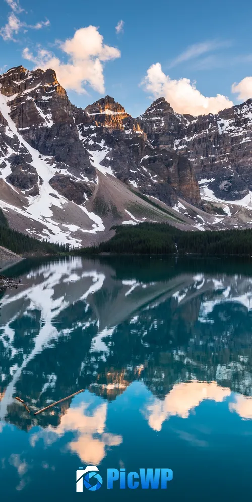 Moraine Lake 3K Mobile Wallpaper