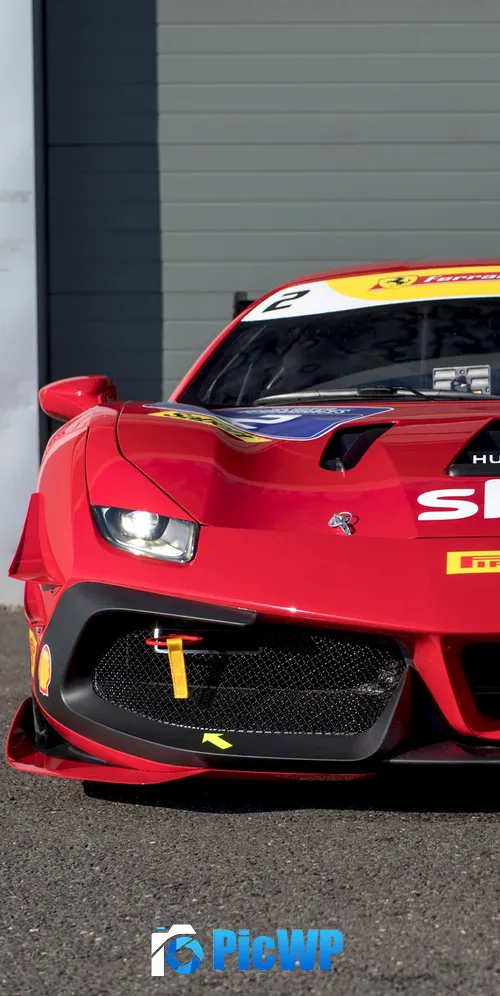 Ferrari 488 Challenge Evo 2020 3K Mobile Wallpaper