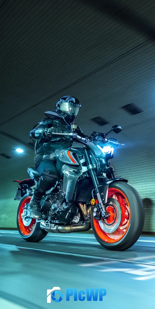 Yamaha MT-09 2021 Naked bike 3K Mobile Wallpaper