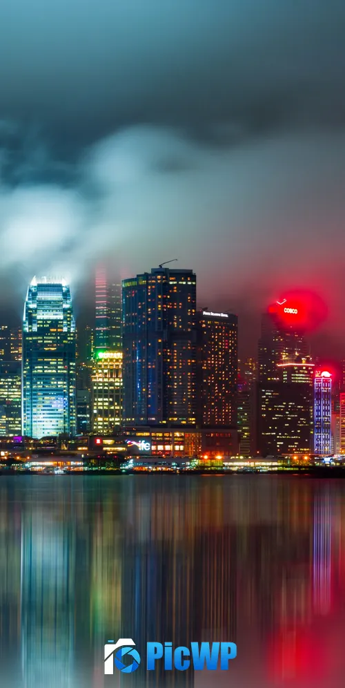 Hong Kong City 3K Mobile Wallpaper