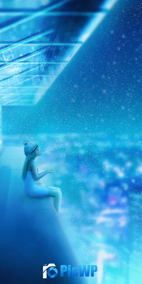 Snowfall Dream 3K Mobile Wallpaper