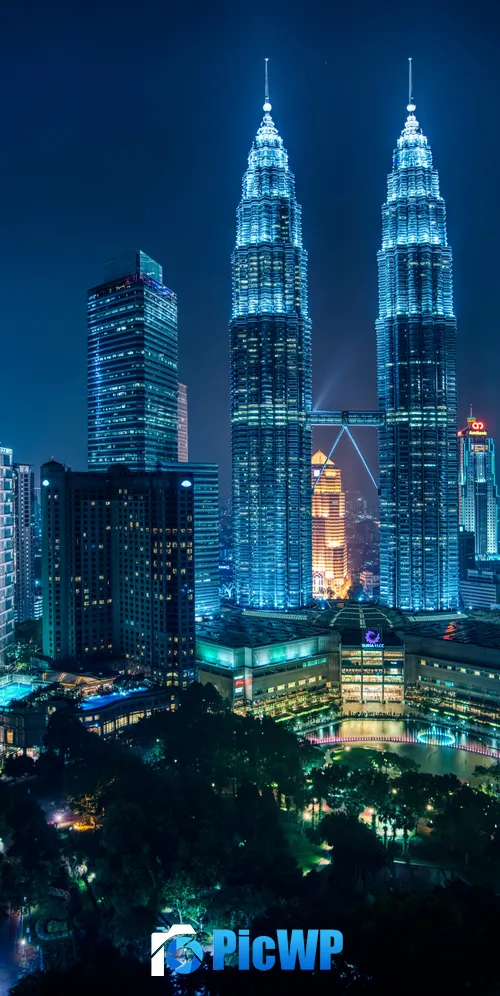 Petronas Towers Kuala Lumpur 3K Mobile Wallpaper