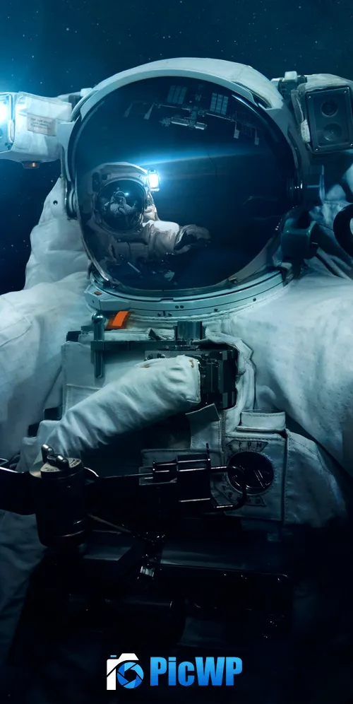 Astronaut Space Travel 3K Mobile Wallpaper