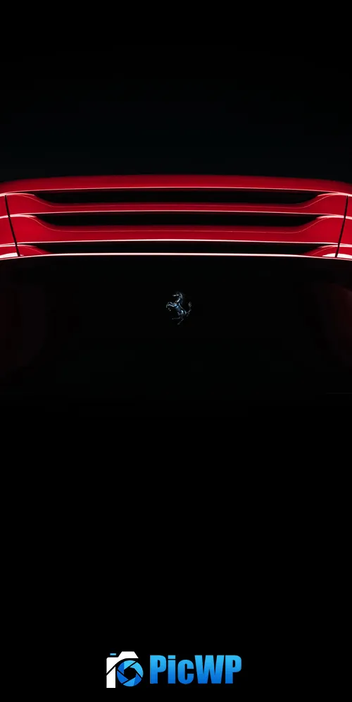 Ferrari Omologata AMOLED 3K Mobile Wallpaper