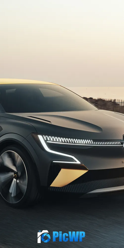 Renault Mégane eVision Electric cars 3K Mobile Wallpaper