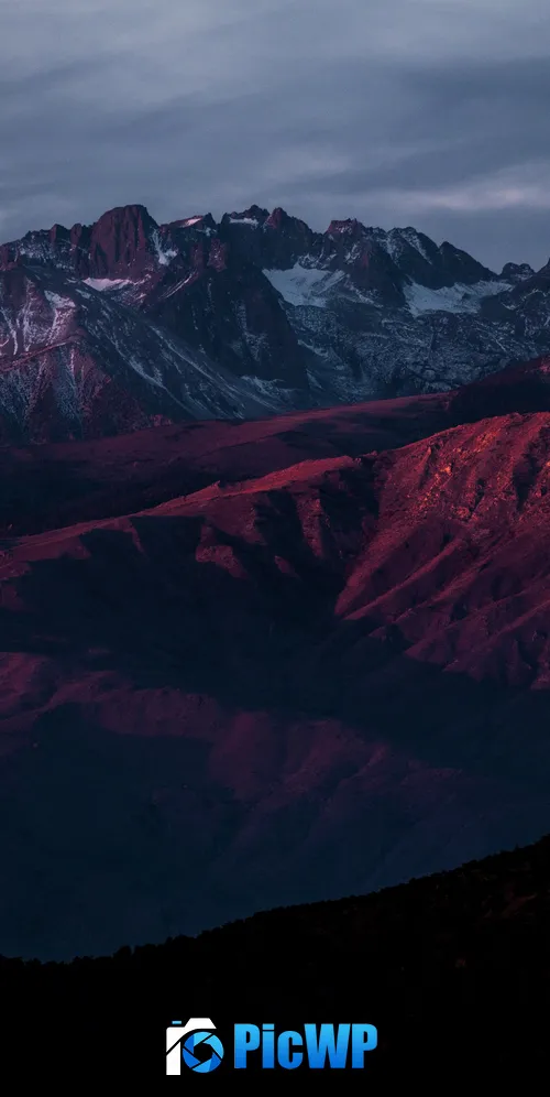 Brown Mountains Aerial view 3K Mobile Wallpaper