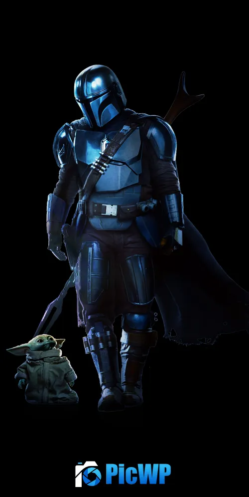 The Mandalorian Baby Yoda 3K Mobile Wallpaper