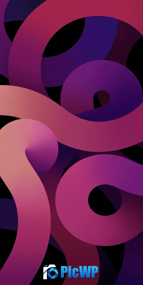 iPadOS 14 Pink 3K Mobile Wallpaper