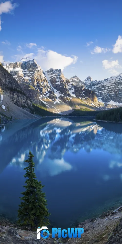 Moraine Lake Alberta 3K Mobile Wallpaper
