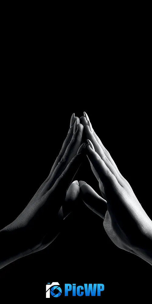 Praying Hands Hands together 3K Mobile Wallpaper
