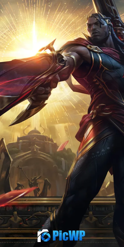 Arcana Lucian League of Legends 3K Mobile Wallpaper