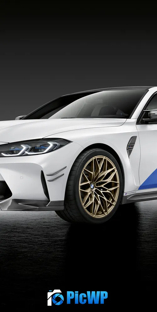 BMW M3 Competition M Performance Parts 3K Mobile Wallpaper