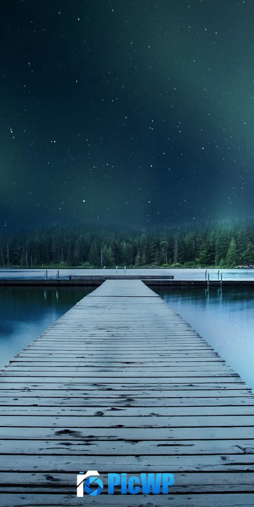 Wooden pier Jetty 3K Mobile Wallpaper