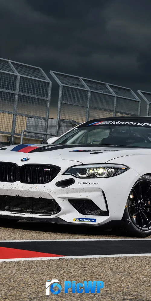 BMW M2 CS Racing 3K Mobile Wallpaper