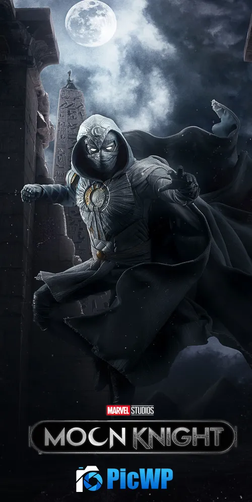 Moon Knight Poster 3K Mobile Wallpaper