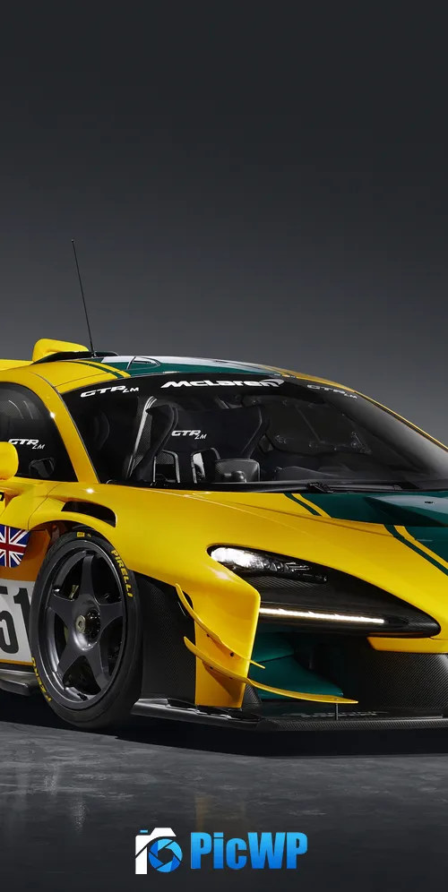 McLaren Senna GTR LM Harrods car 3K Mobile Wallpaper
