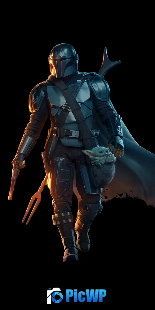 The Mandalorian The Child 3K Mobile Wallpaper