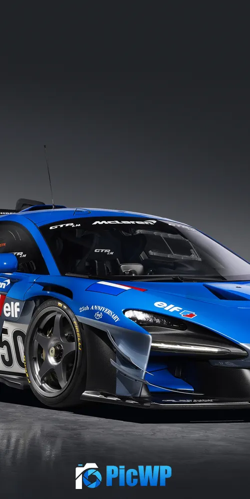 McLaren Senna GTR LM Jacadi car 3K Mobile Wallpaper