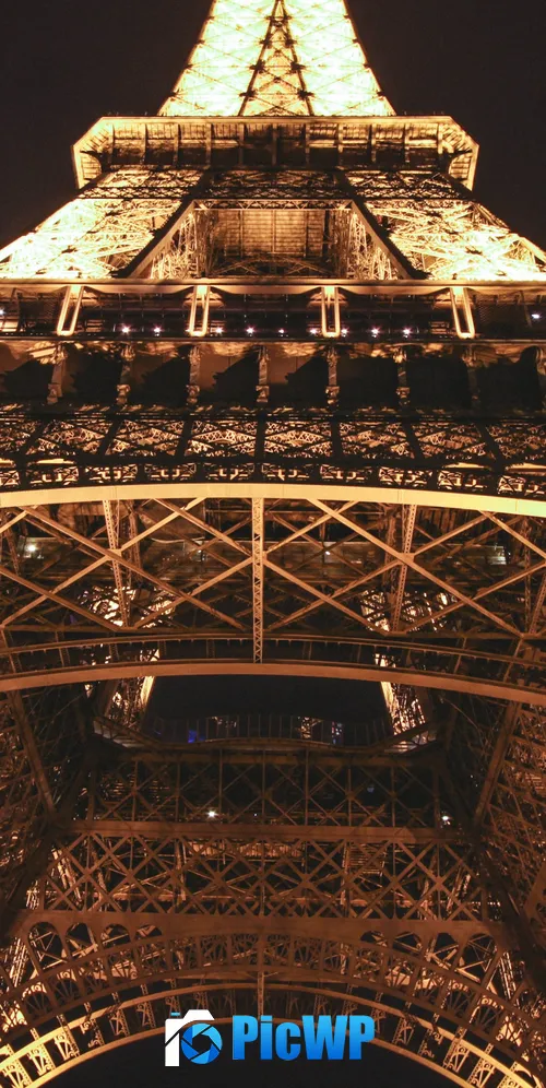 Eiffel Tower Night view 3K Mobile Wallpaper